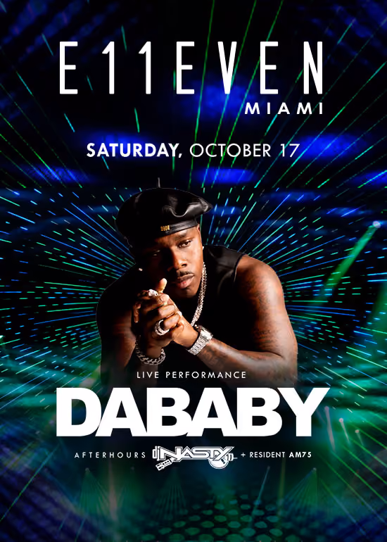 E11EVEN Saturday — Dababy Live