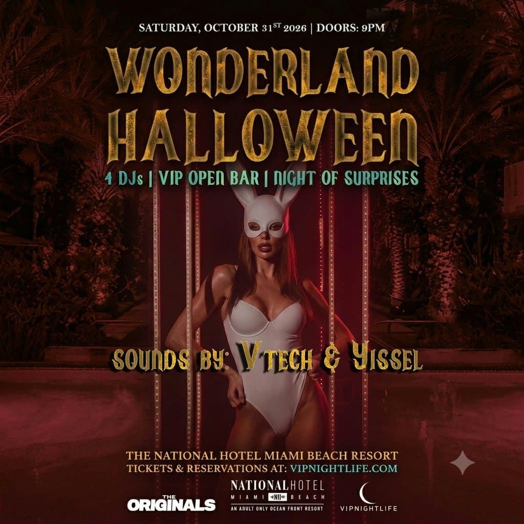 National Hotel Miami Beach — Wonderland Halloween at The National