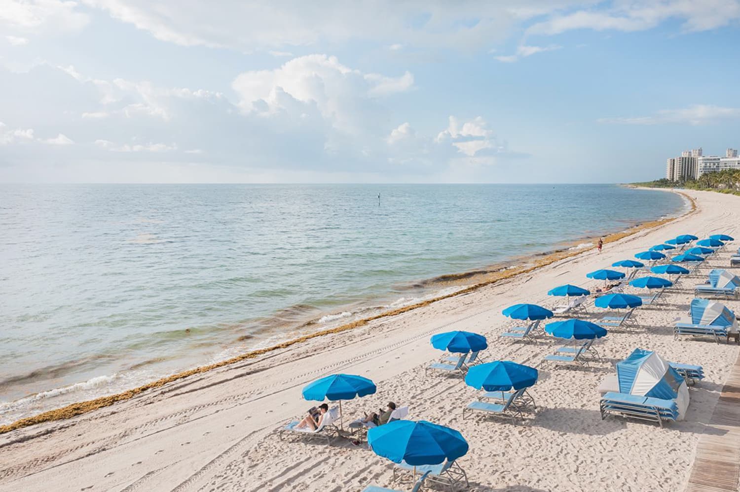 Ritz-Carlton Key Biscayne Beach Sunday — Beach daybeds