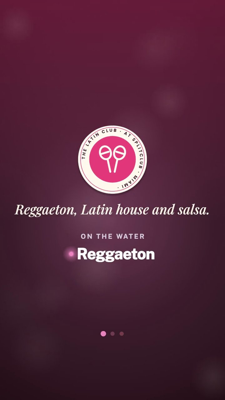 The Latin Club at SplitClub, Miami. Reggaeton, Latin house and salsa.