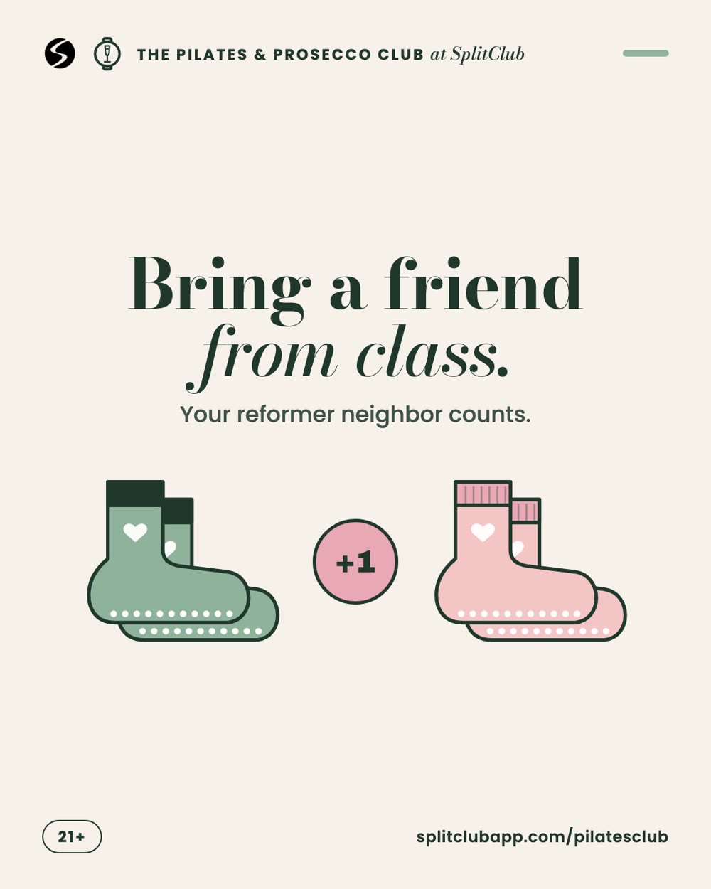 Bring a friend from class. Your reformer neighbor counts.
