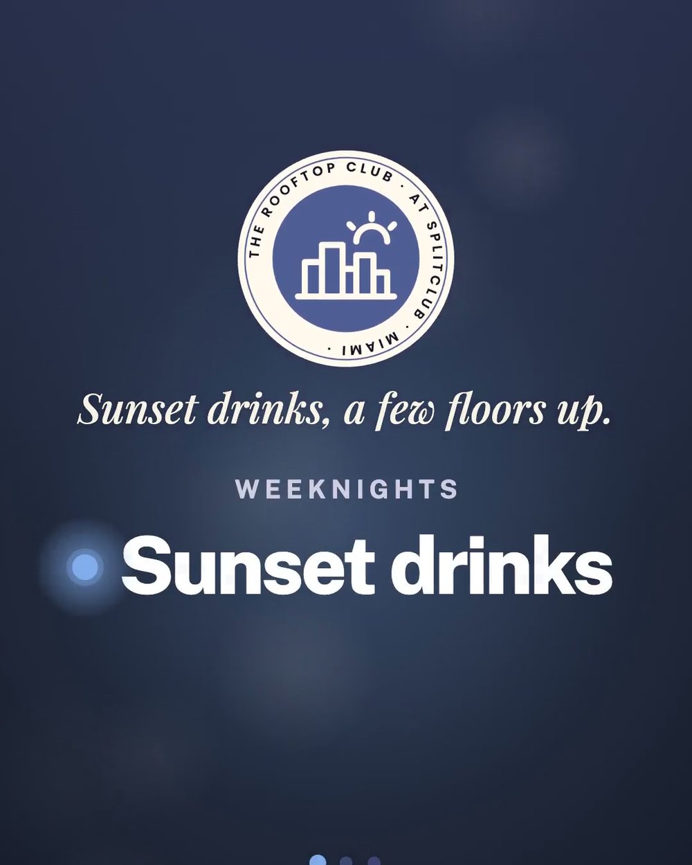 The Rooftop Club at SplitClub: Sunset drinks, a few floors up.