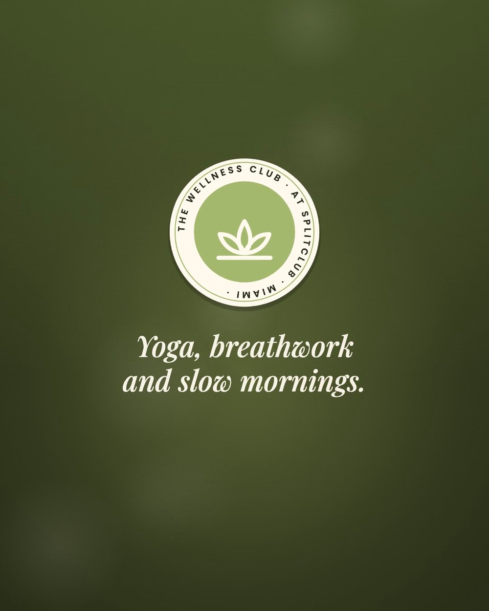 The Wellness Club at SplitClub: Breathwork, cold plunges and slow mornings.
